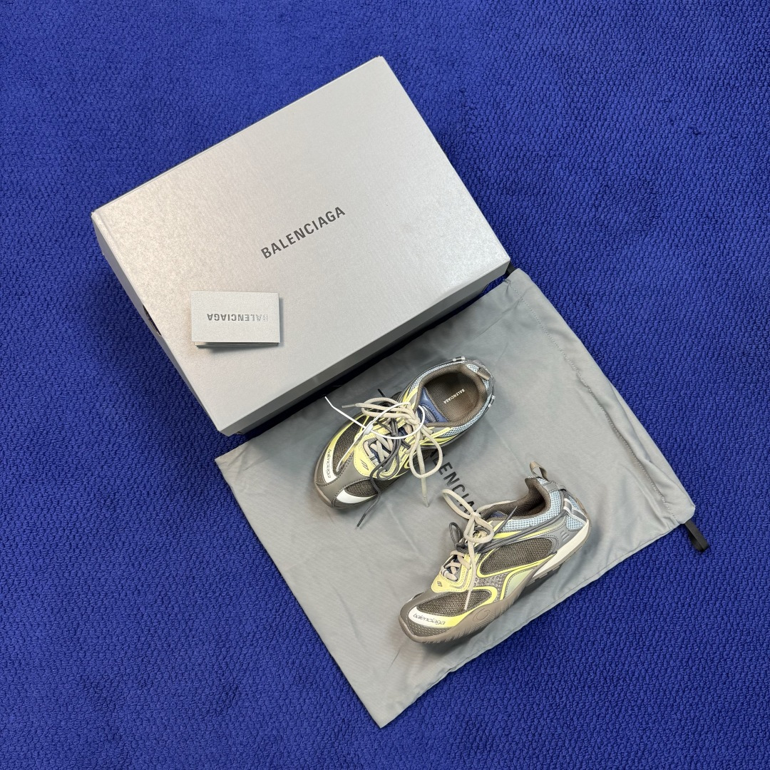 Balenciaga巴黎世家 25代Radar 圆头系带 做旧效果 低帮 生活休闲鞋 棕黄 货号： WSTGL 2471