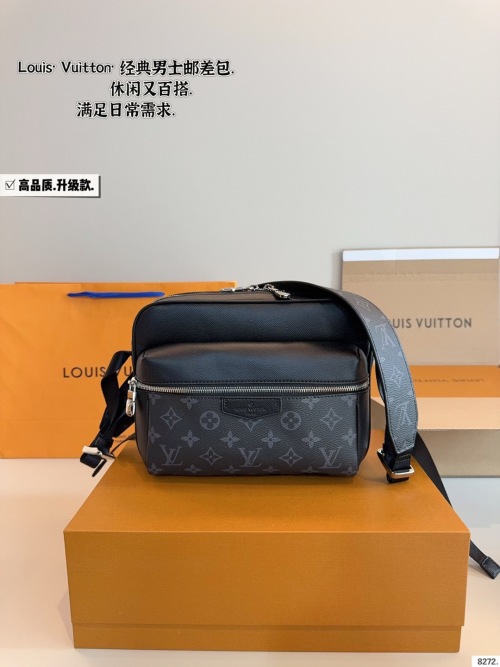 Louis Vuitton Messenger Bag - Coated Canvas, Woven Strap, Ideal for Work 24 Louis Vuitton Messenger Bag - Coated Canvas, Woven Strap, Ideal for Work