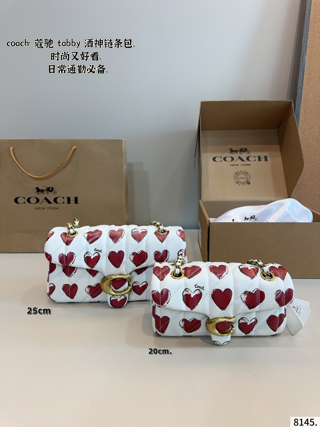 Con caja de regalo 🎁 COACH nuevo modelo soft Tabby, estilo clásico que nunca pasa de moda. ¡Excelente mano de obra! La…