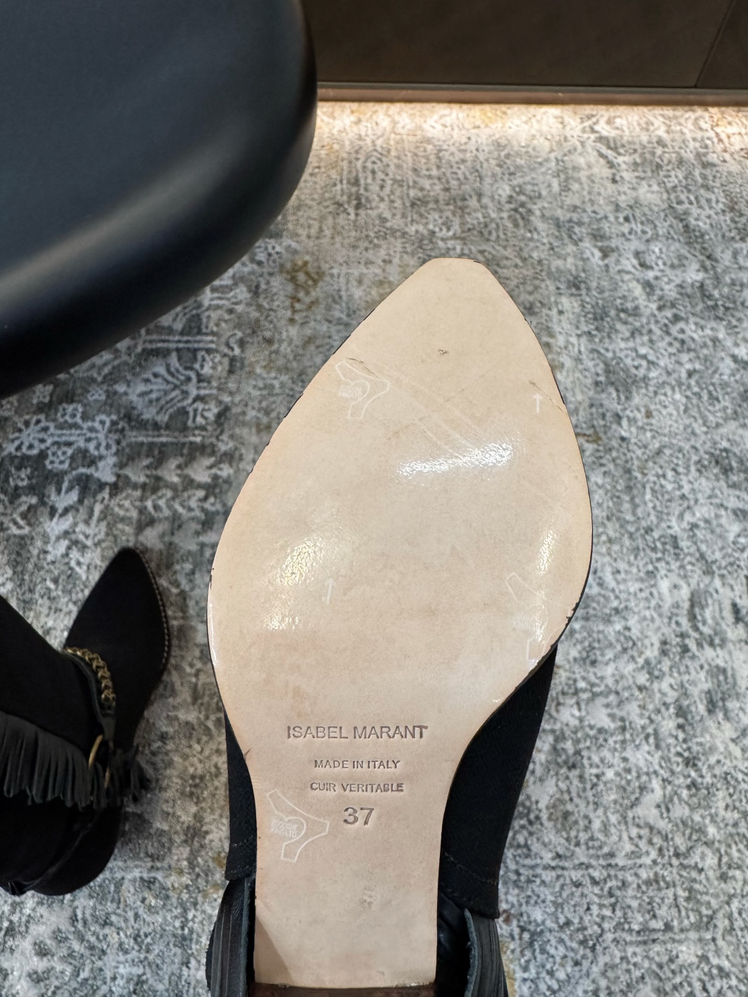 Isabel Marant Women's Knee High Western Boots with Leather and Fringe 7 cmp i1753014633840 2144 0 5