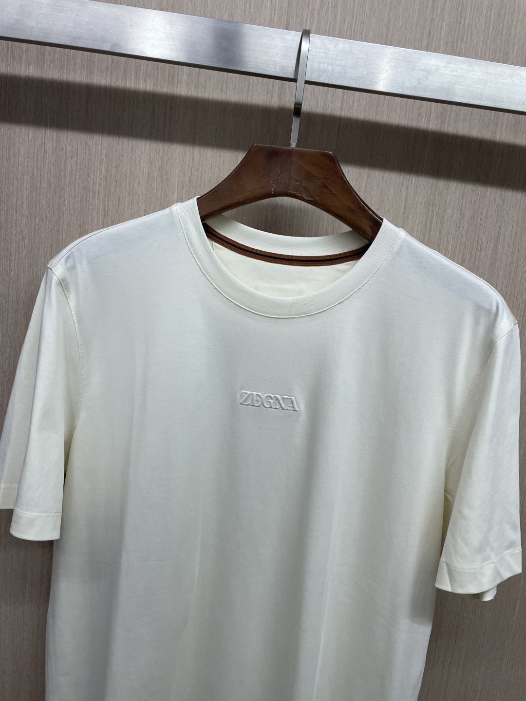 Zegna Т-шорт мужской с логотипом