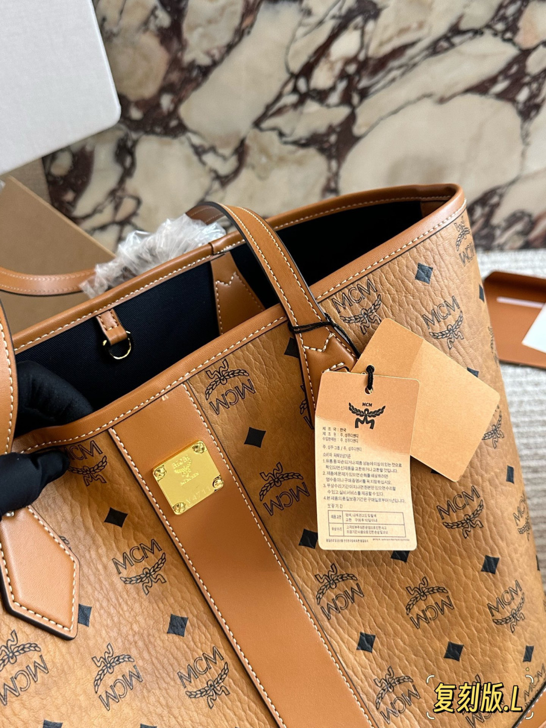 Размер сумки MCM30*25см — photo 4