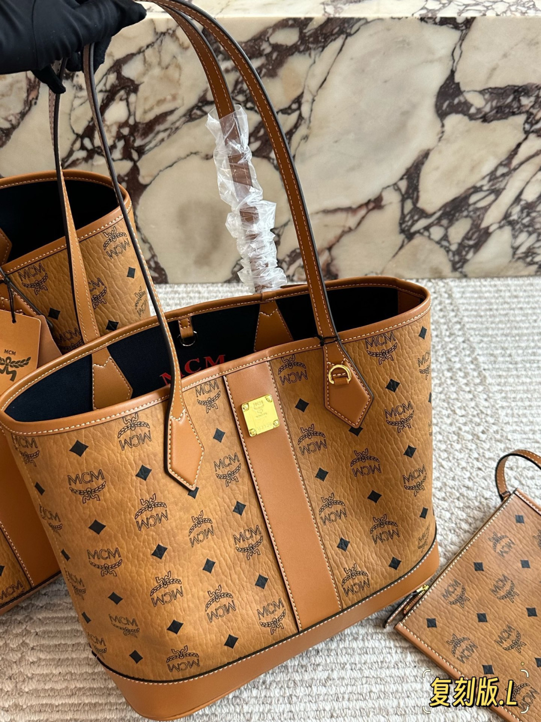 Размер сумки MCM30*25см — photo 2