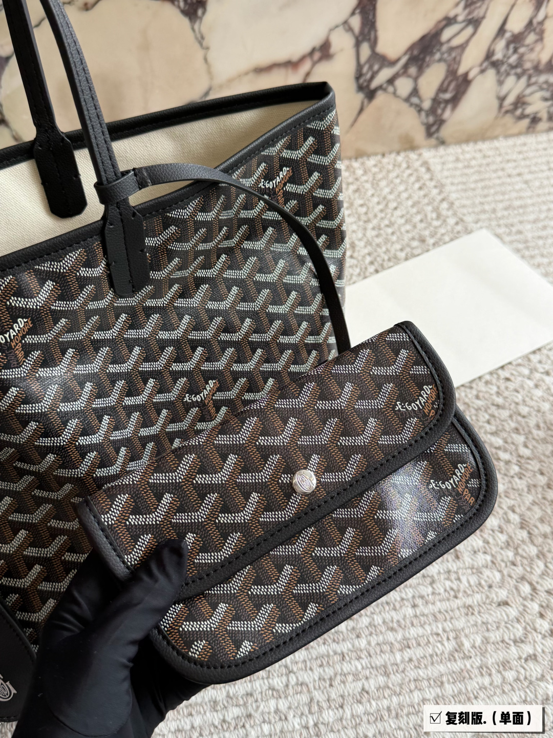 Version réplique du sac Goyard avec boîte — photo 2