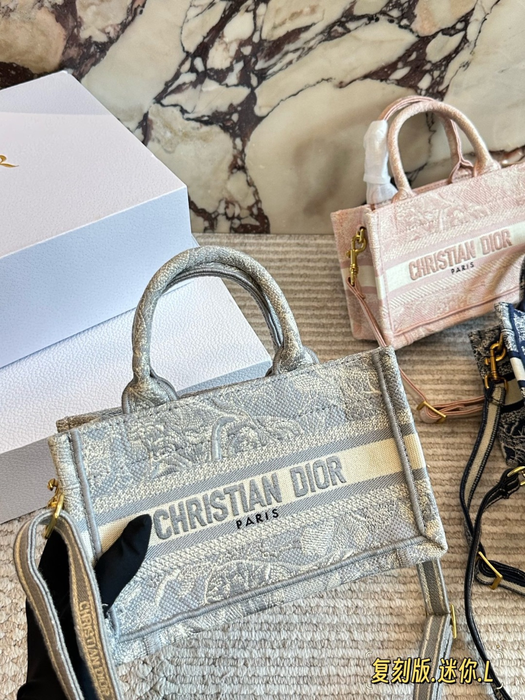 Dior Book Tote Pink mini everyday