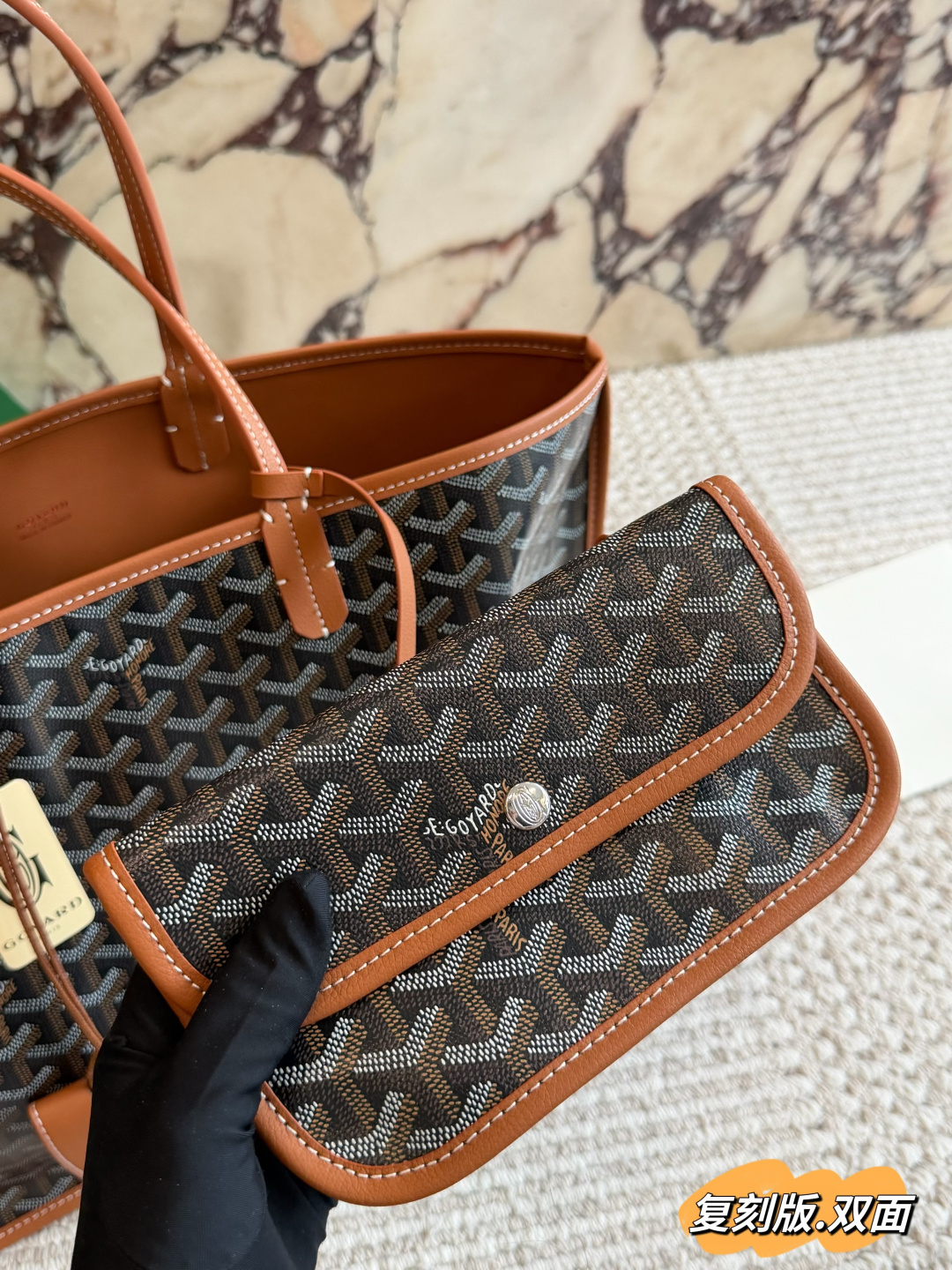 Goyard taske replika version med æske — photo 2