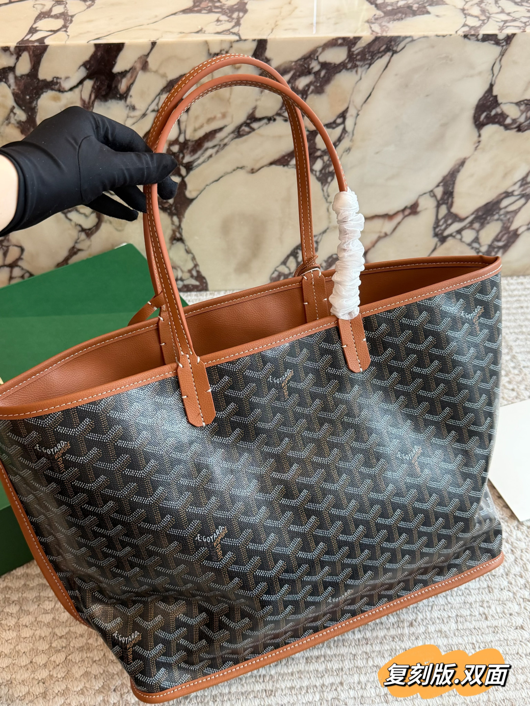 Goyard taske replika version med æske — photo 7
