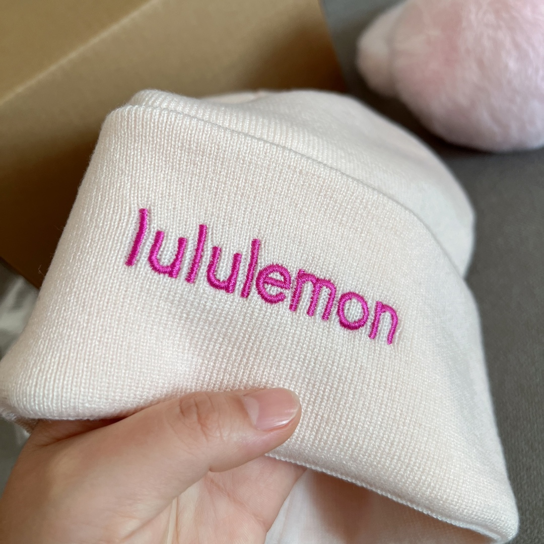 Stunning Lulu couple style fleece ear mask hat set 🔥Wear the kind that - Hat 7