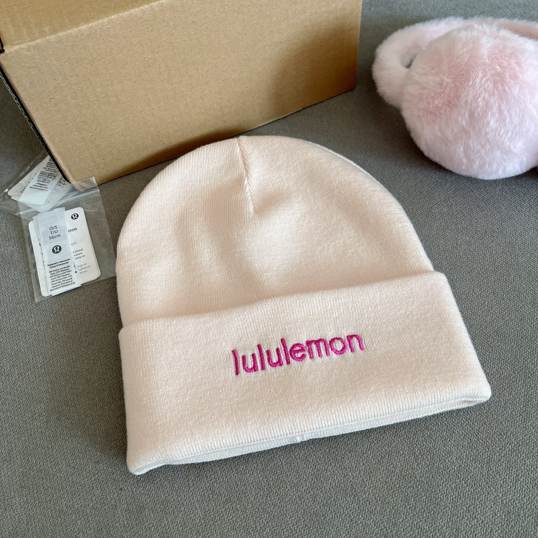 Stunning Lulu couple style fleece ear mask hat set 🔥Wear the kind that - Hat 5