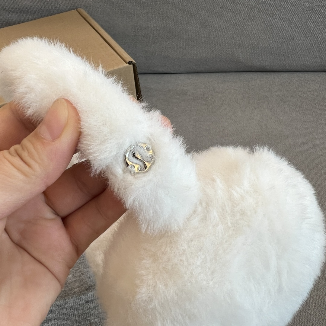 百搭灰 毛绒绒的耳罩 帽子非常保暖非常有质感 4