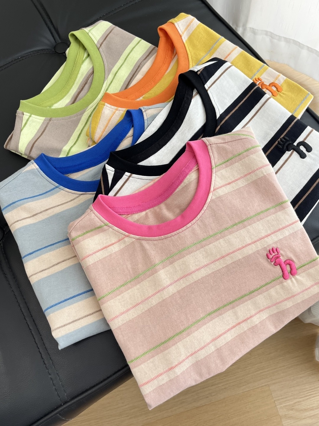 Fast selling 69.9@ one piece 120-170. Stripes never go out of style, even after 10 years, still fashionable, no matchin…