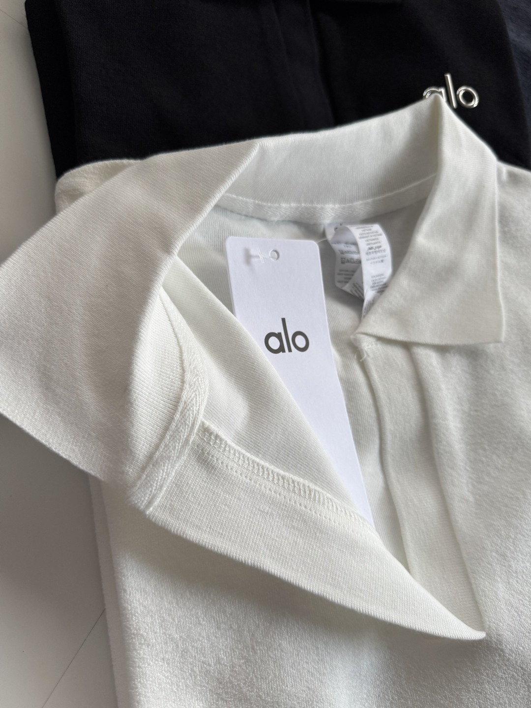 Alo t-shirt lounge white yoga