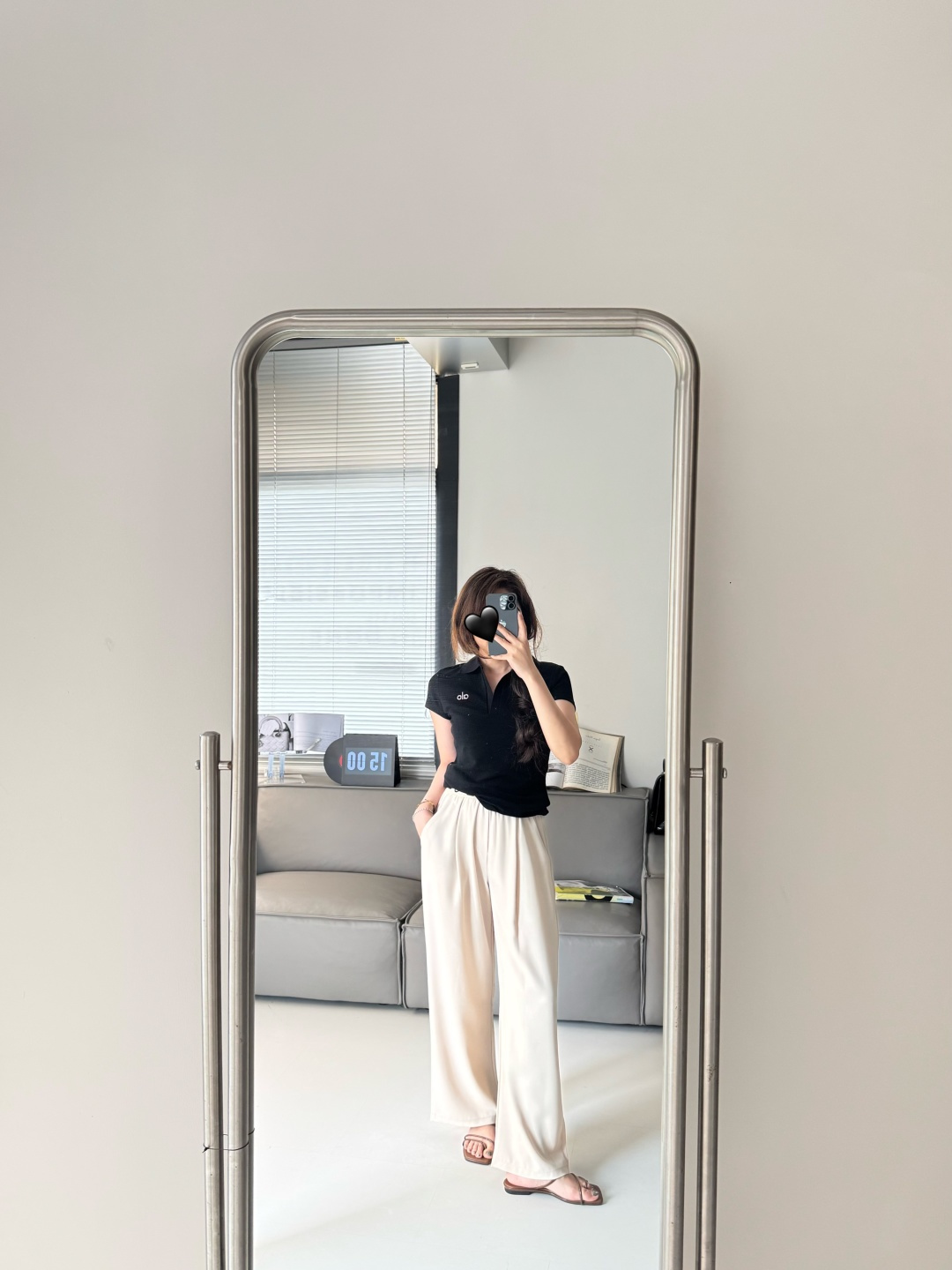 Alo polo t everyday black yoga