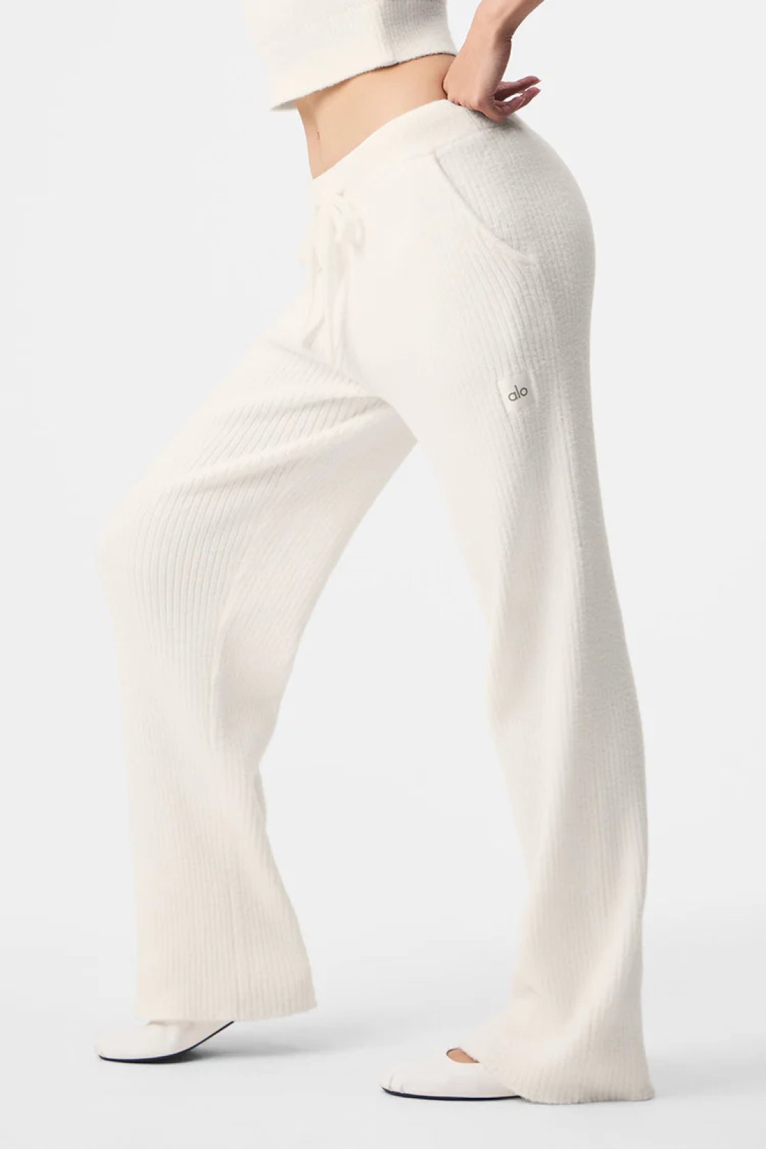 Alo Leggings alo plush draped pants yoga