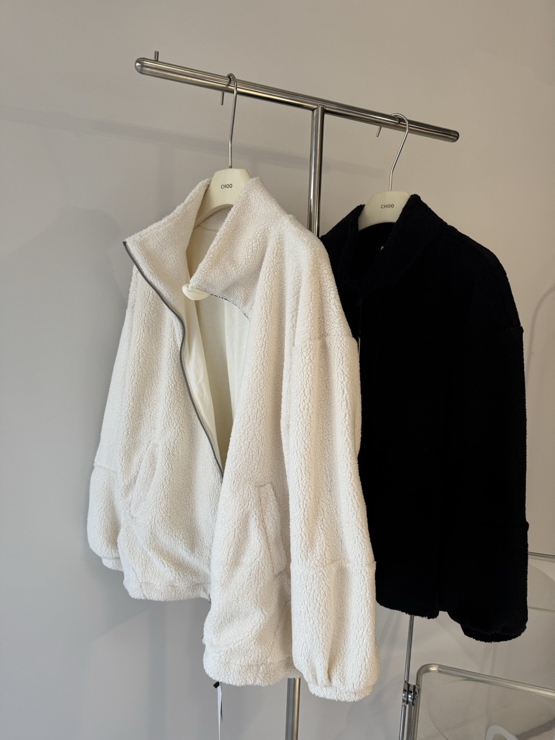 Lululemon Textured Fleece jacket everyday white and black yoga