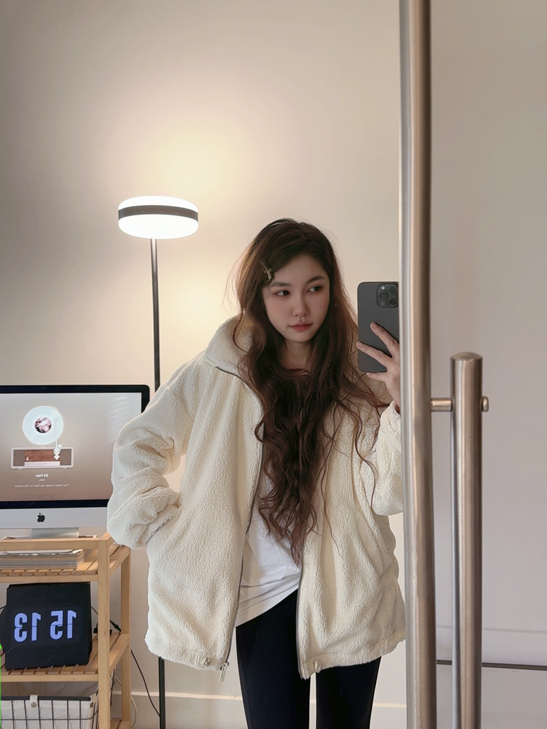 Lululemon jacket lounge cream yoga