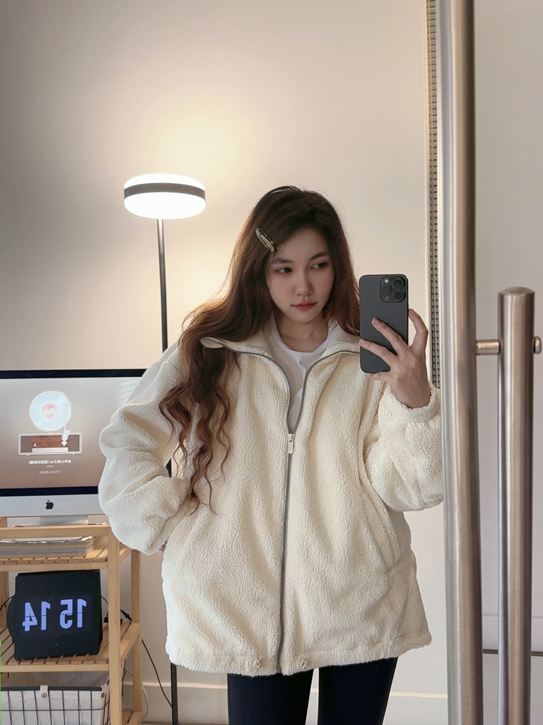 Lululemon jacket lounge cream yoga
