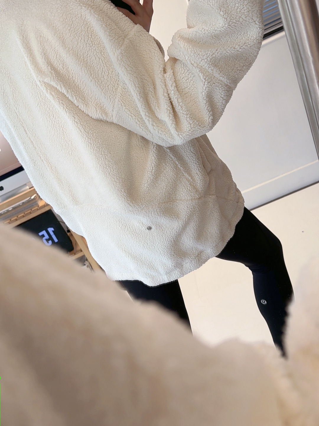 Lululemon jacket lounge cream yoga