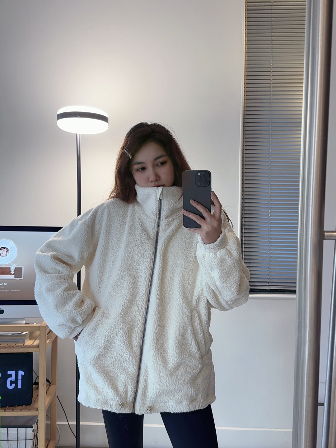 Lululemon jacket lounge cream yoga