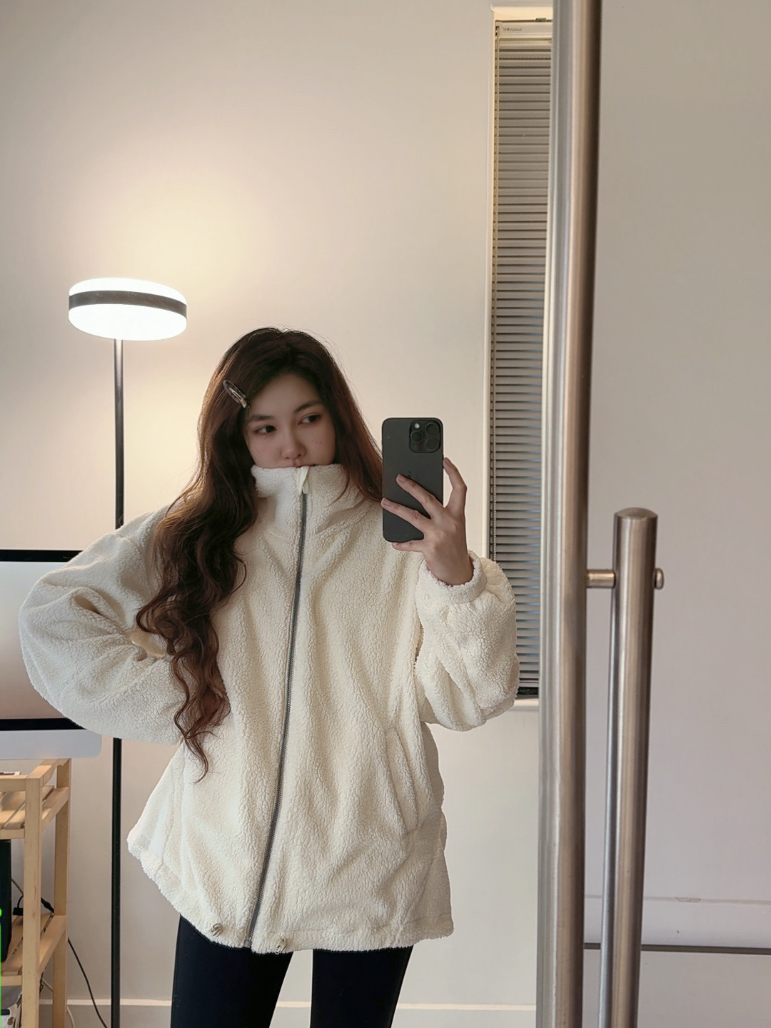 Lululemon jacket lounge cream yoga