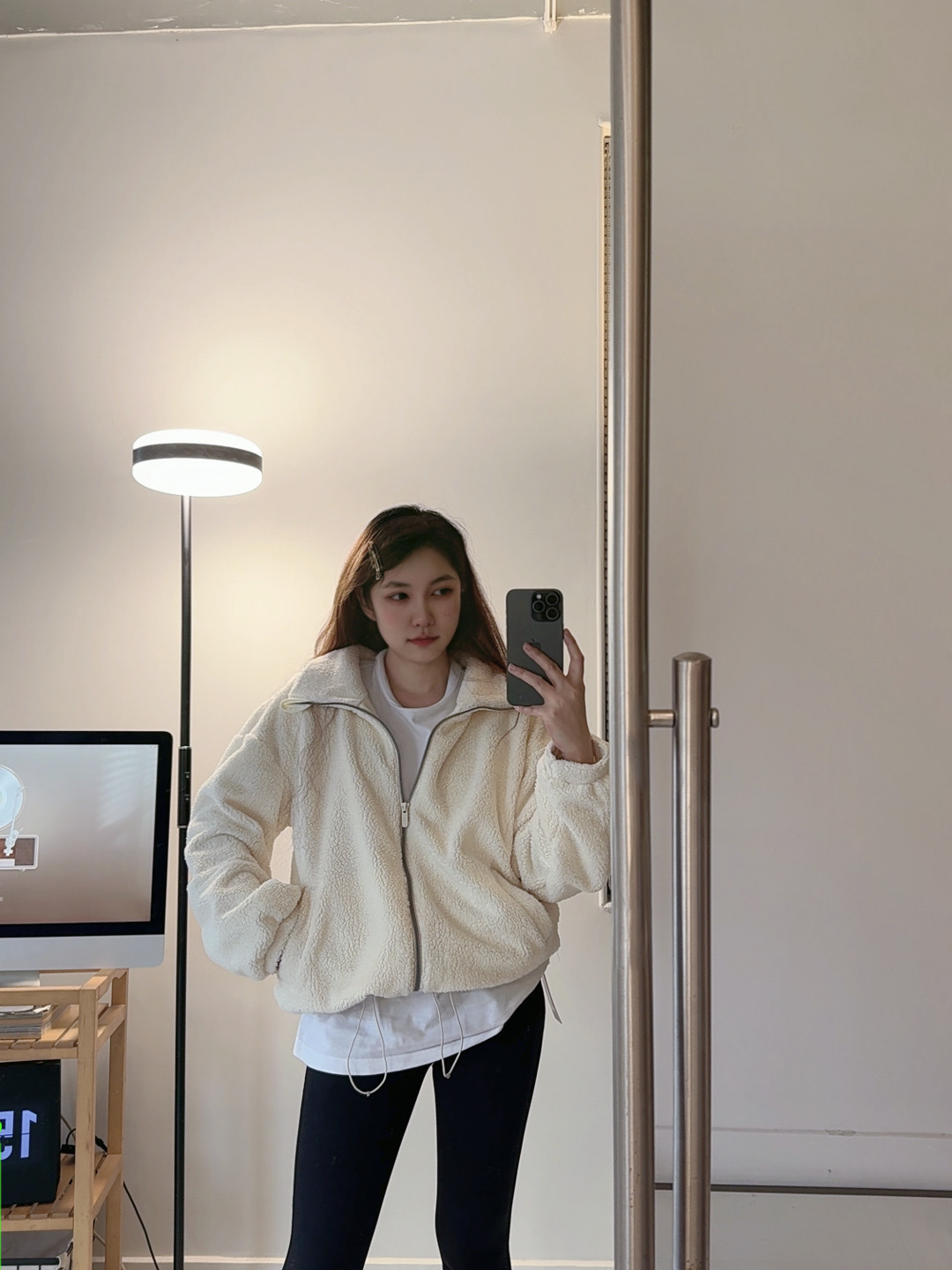 Lululemon jacket lounge cream yoga