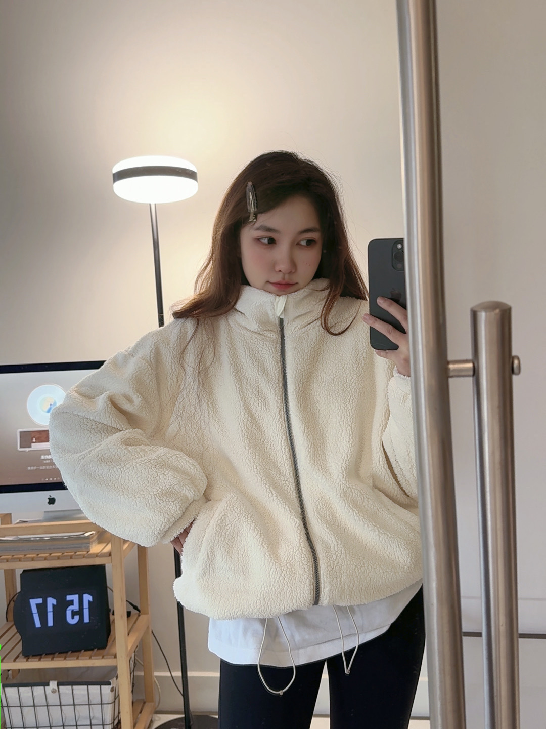 Lululemon jacket lounge cream yoga