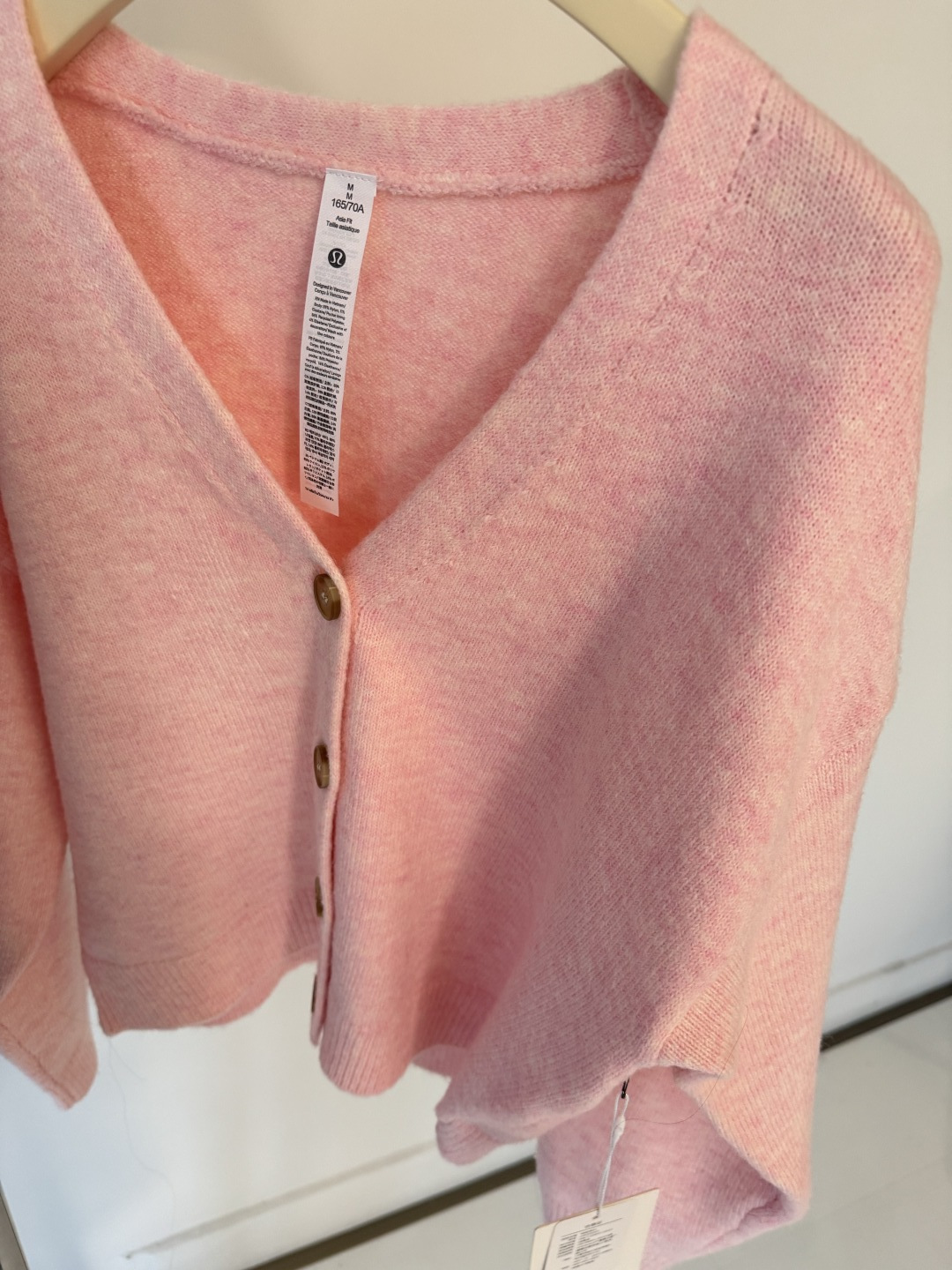 Lulu Long sleeve A super nice blend of two yarns The buttons alone are worth two burgers yoga