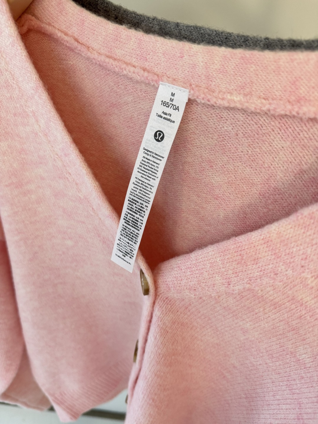 Lululemon long sleeve lounge pink yoga