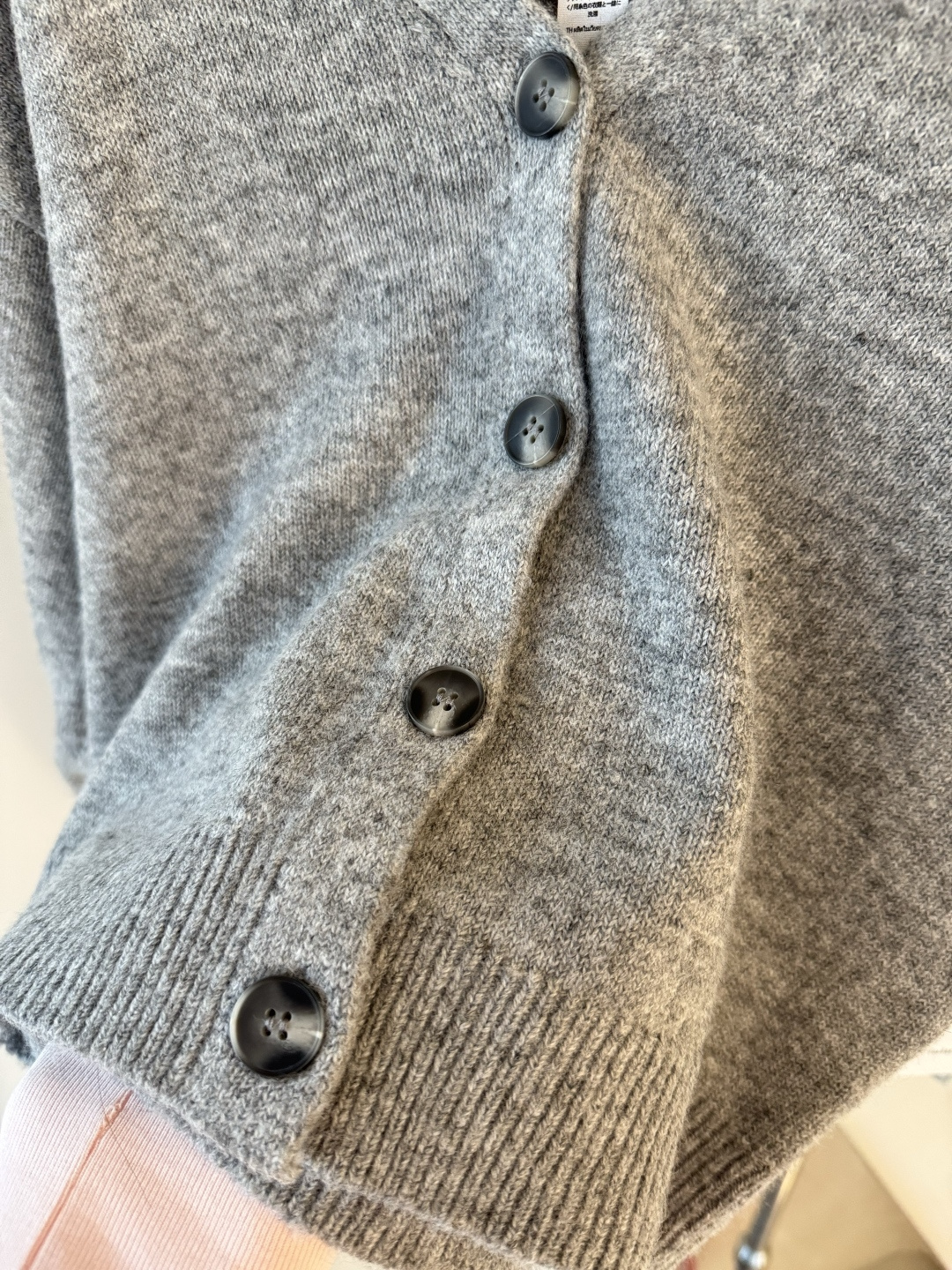 Lulu Long sleeve A super nice blend of two yarns The buttons alone are worth two burgers yoga