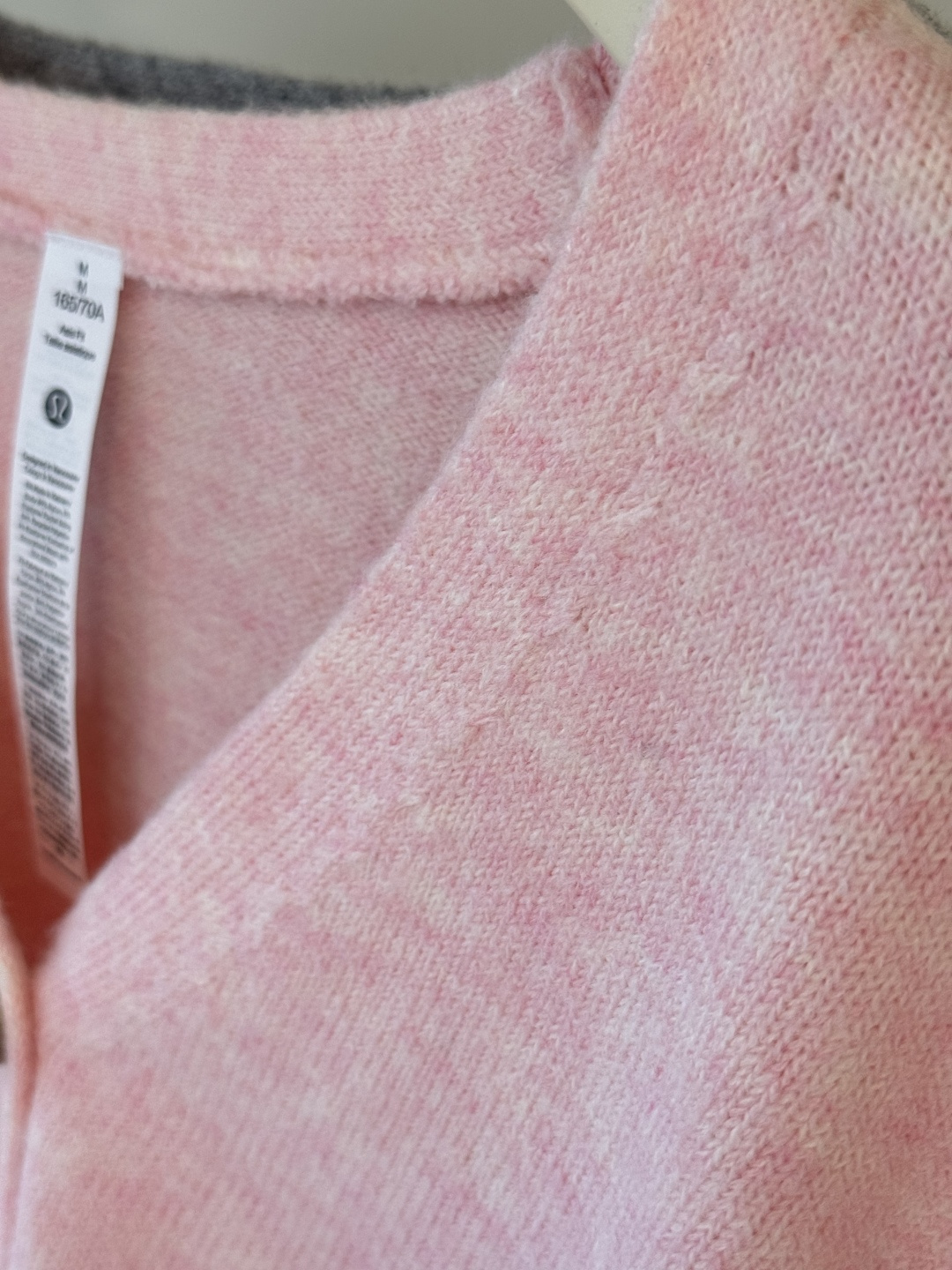 Lulu Long sleeve The effect of this soft and waxy mixed yarn is really amazing yoga