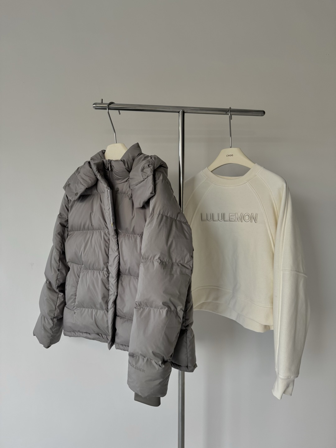 Lululemon Wunder Puff jacket everyday gray yoga