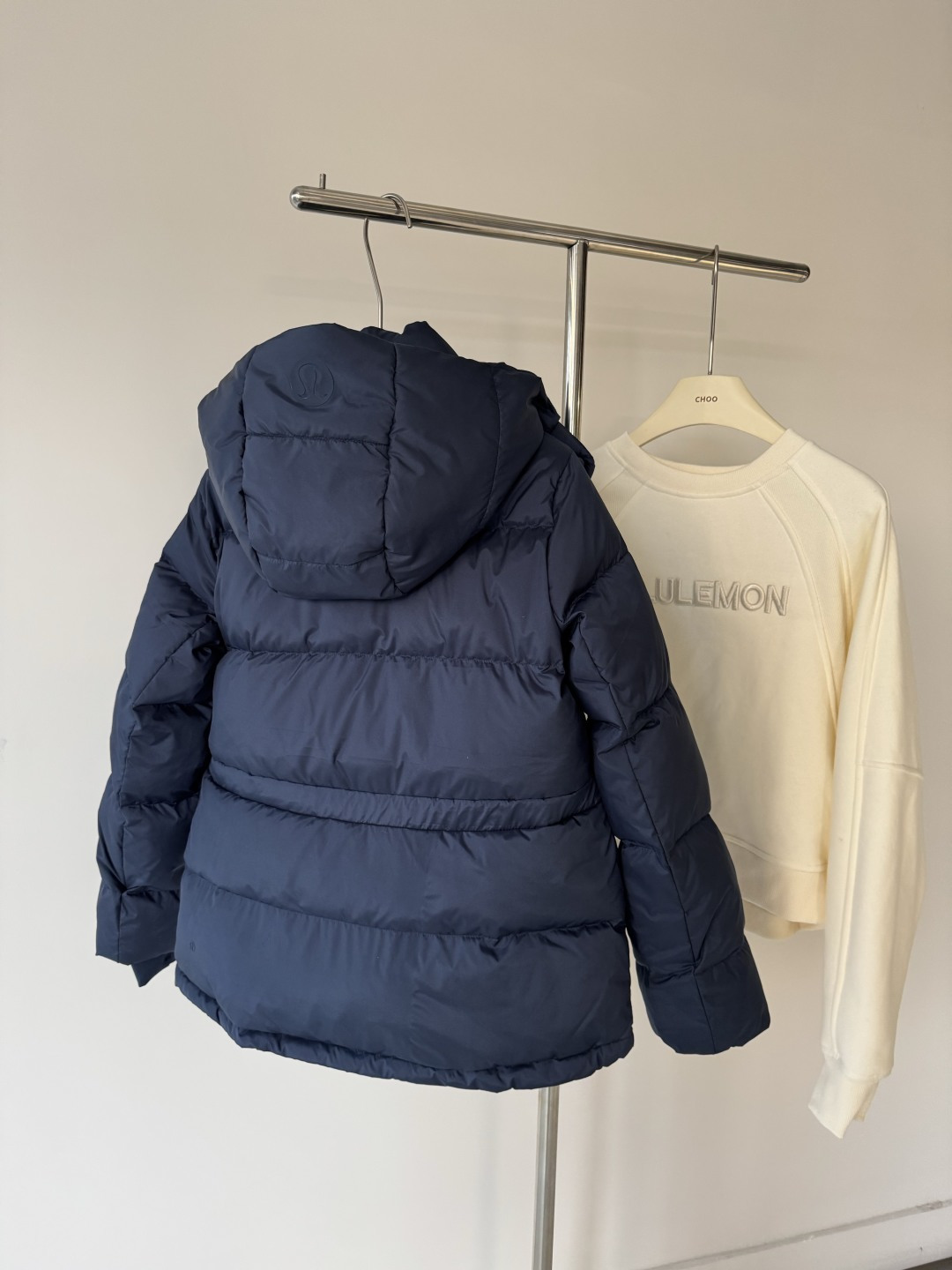 Lululemon Wunder Puff jacket lounge navy yoga