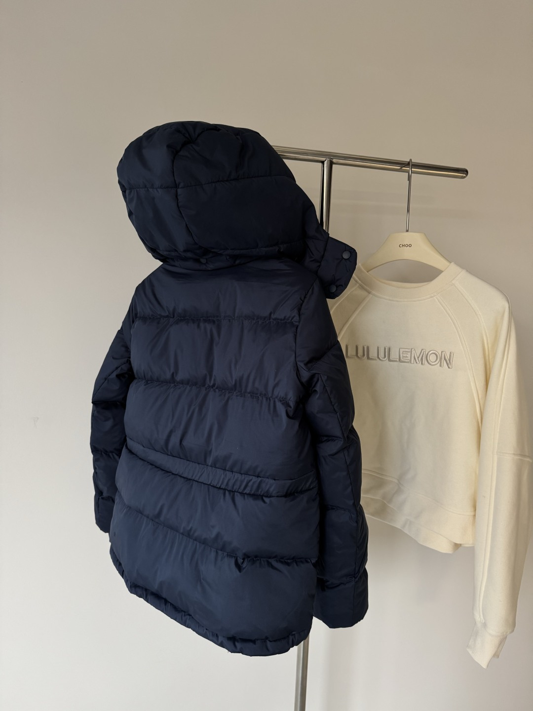 Lululemon Wunder Puff jacket lounge navy yoga
