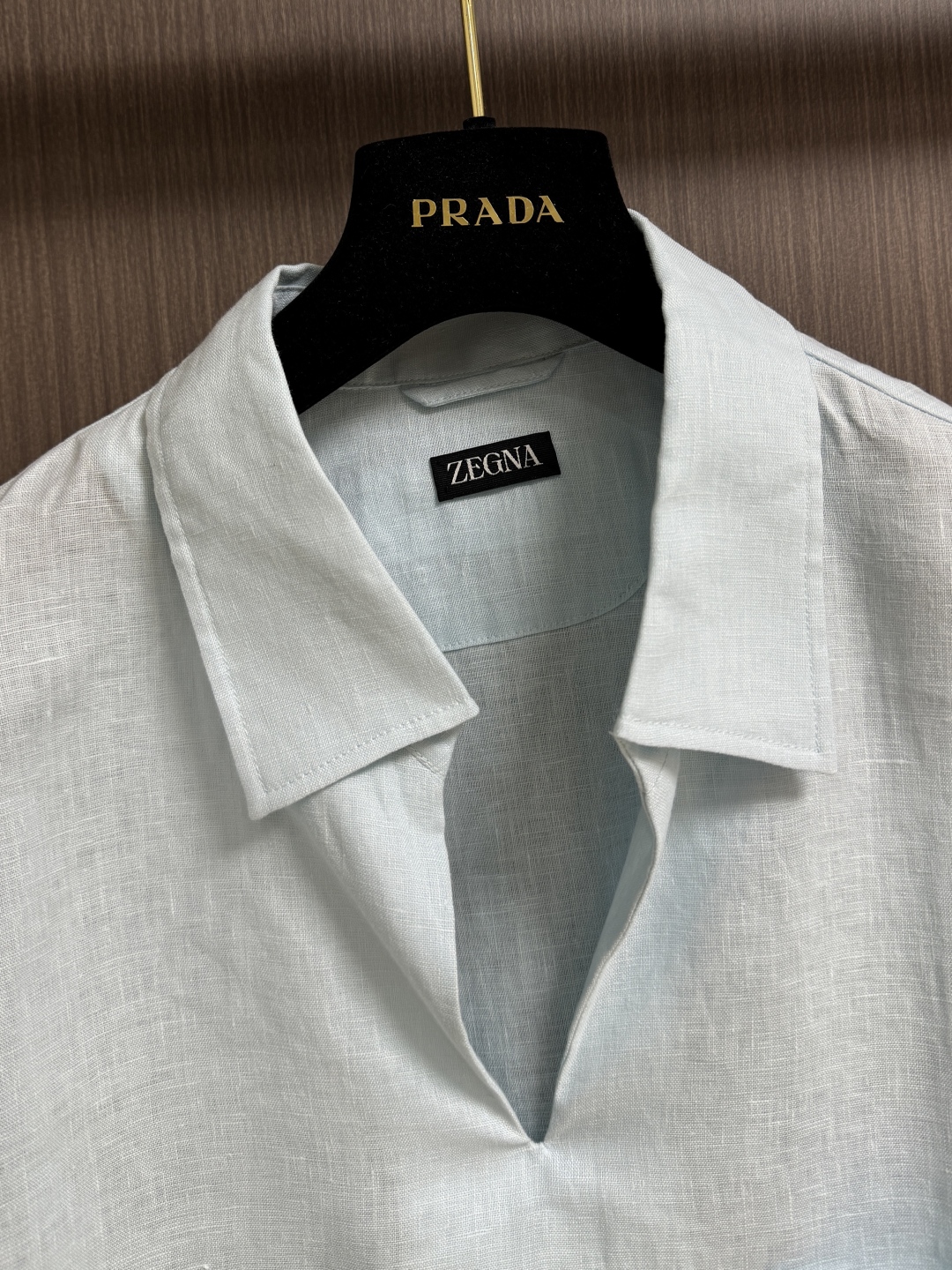 “936Zegna Oasi Lino Oasis Polo Shirt: Lightweight, Breathable, Elegant Leisurewear with Seamen’s Collars and Chestbags” - 图片 6