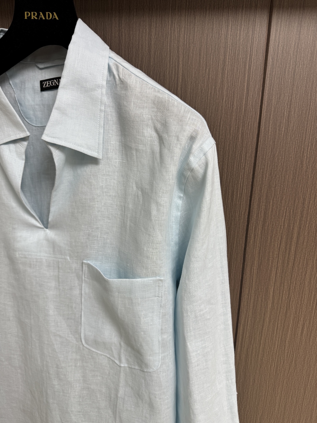 “936Zegna Oasi Lino Oasis Polo Shirt: Lightweight, Breathable, Elegant Leisurewear with Seamen’s Collars and Chestbags” - 图片 7