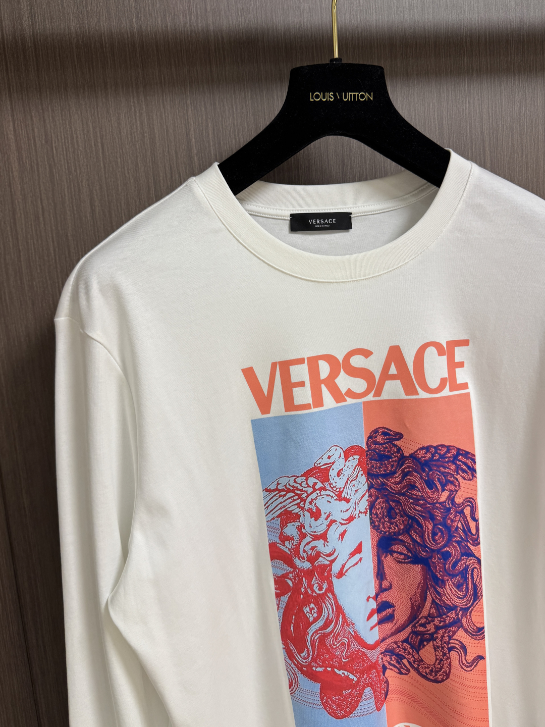 Versace Logo Print Long Sleeve T-Shirt | Soft Fabric, Stylish Fit 8 cmp i1760063618218 4032 0 6