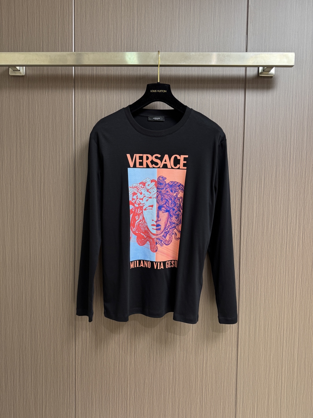 Versace Logo Print Long Sleeve T-Shirt | Soft Fabric, Stylish Fit 2 cmp i1760063649177 1125 0 0