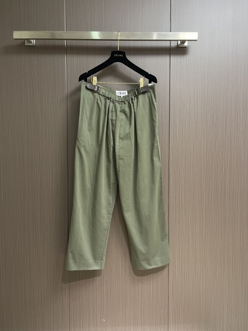 Loewe Cotton Belt Jacket & Pants Set: Stylish & Comfortable Outfit