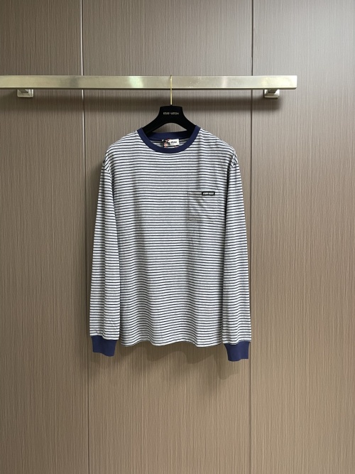Miu Miu Striped Long Sleeve T-Shirt – Luxurious & Comfortable