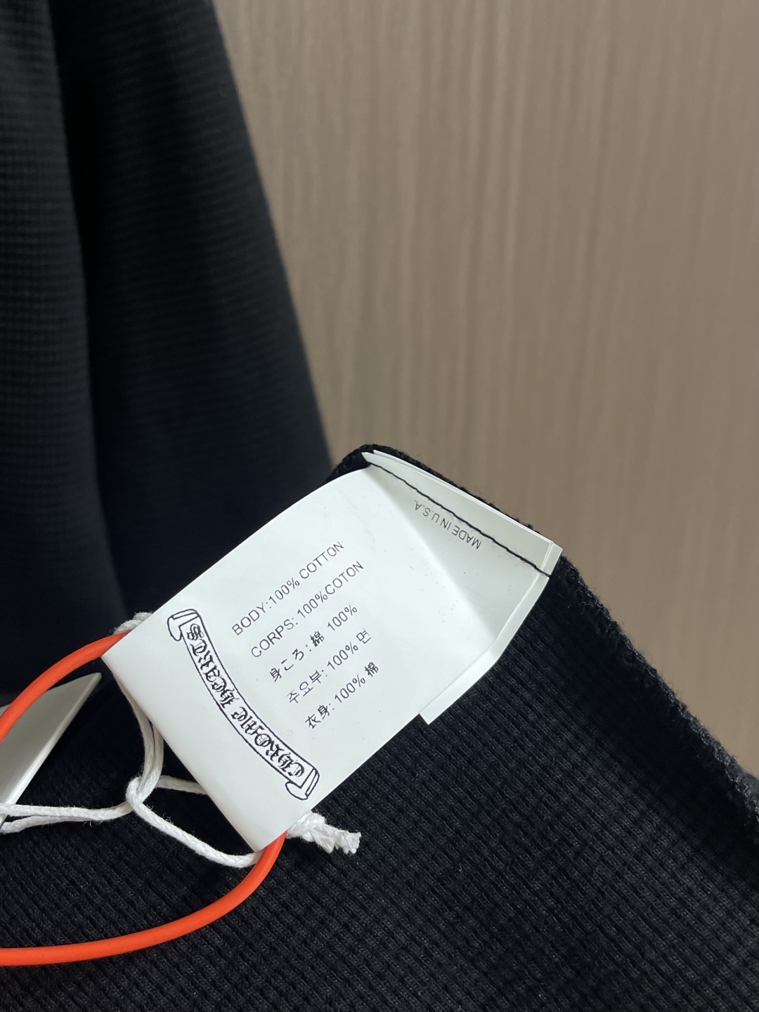 Chrome Hearts Waffle Knit Thermal Long Sleeve T-Shirt with Leather Accents 8 cmp i1761159098556 4894 0 6