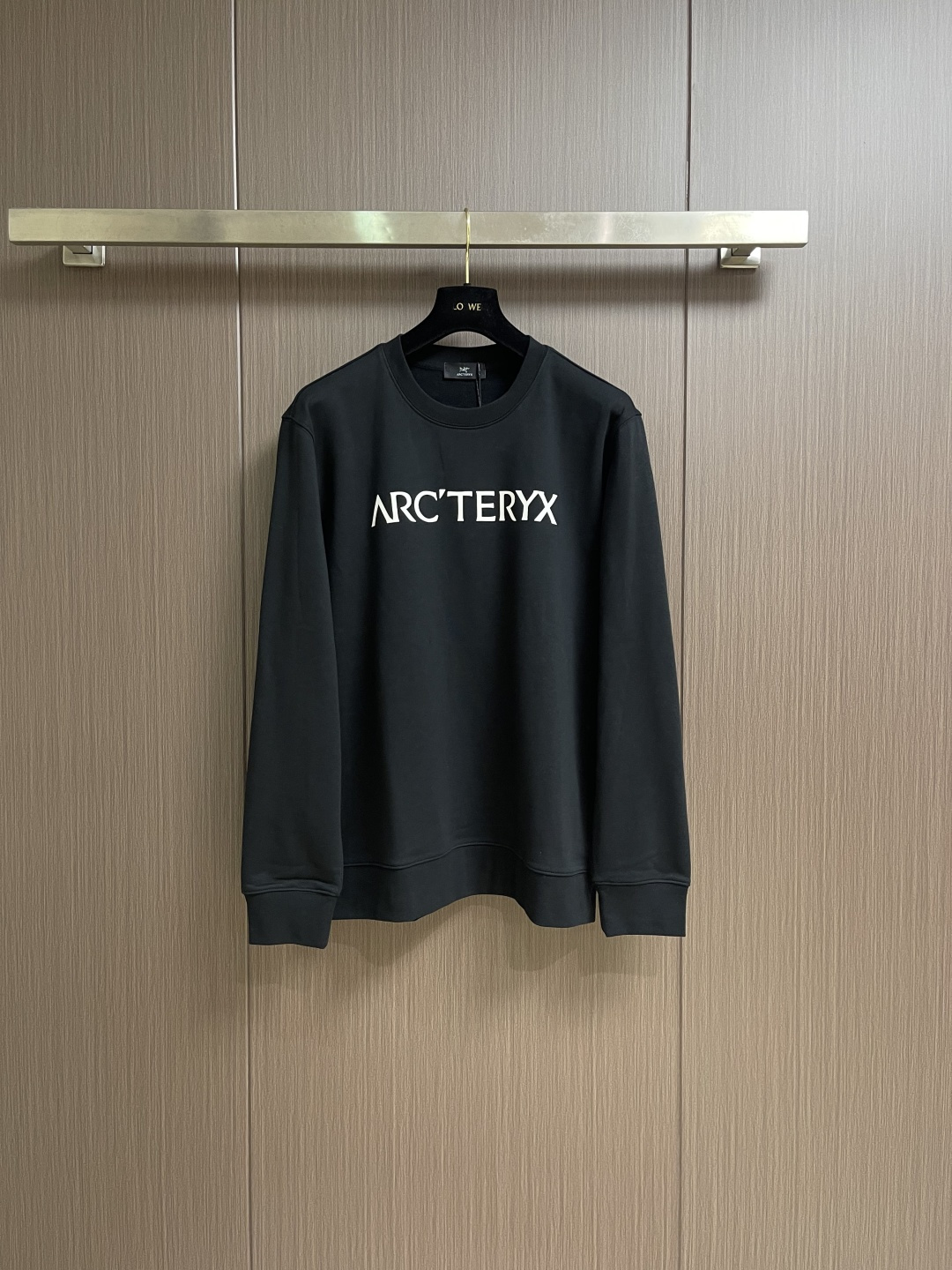 Arcteryx 始祖鸟2025SS秋冬新款印花logo情侣款圆领卫衣，原版面料 面料采用400g双股大