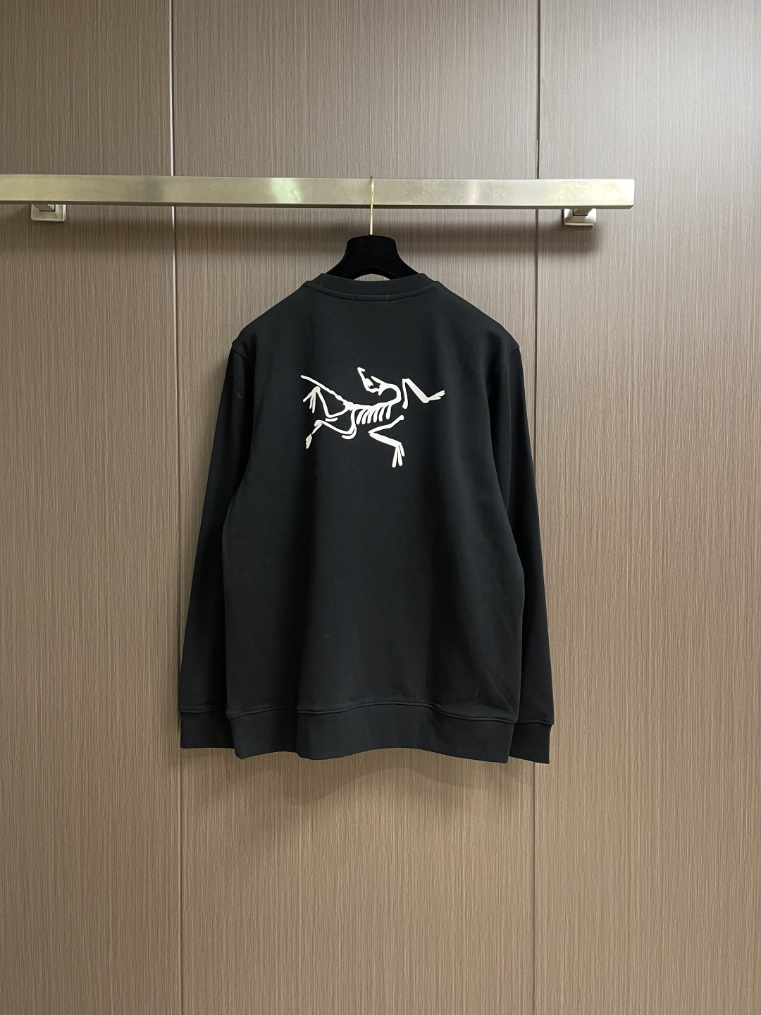 Arcteryx 始祖鸟2025SS秋冬新款印花logo情侣款圆领卫衣，原版面料 面料采用400g双股大