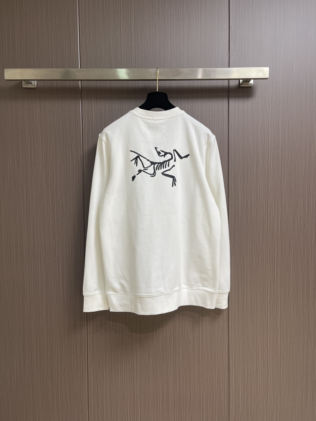 Arcteryx 始祖鸟2025SS秋冬新款印花logo情侣款圆领卫衣，原版面料 面料采用400g双股大