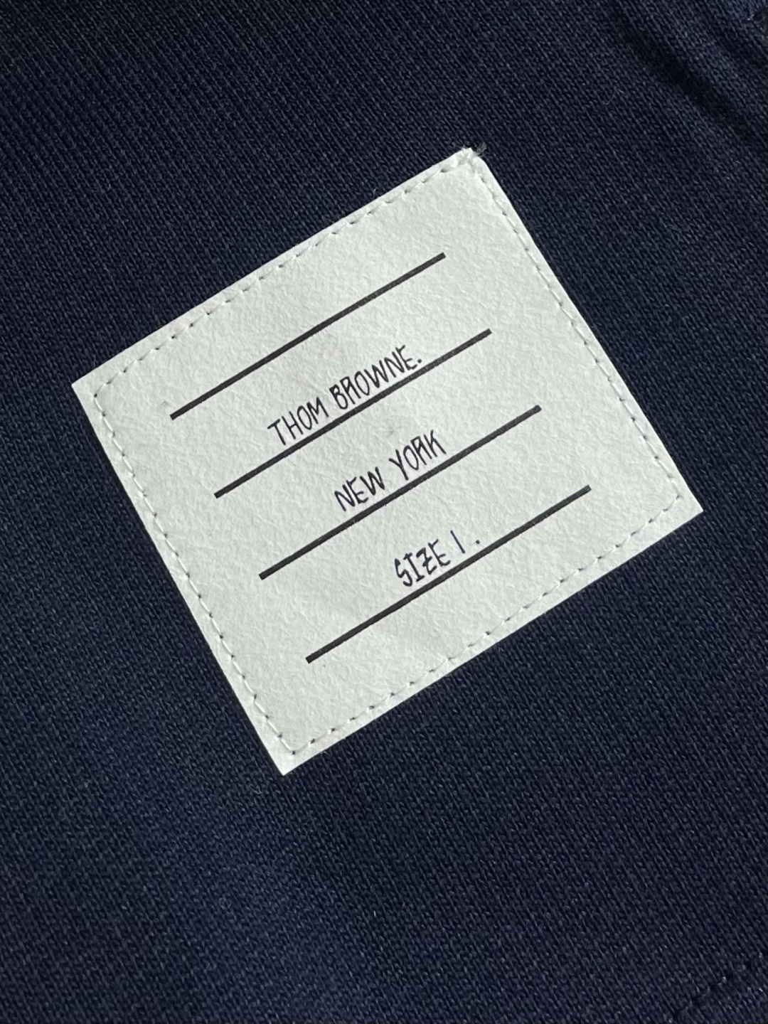 THOM BROWNE.TB经典连帽卫衣，经典色织套头卫衣，ZP定制色织面料 意大利制造产地小标，自家品