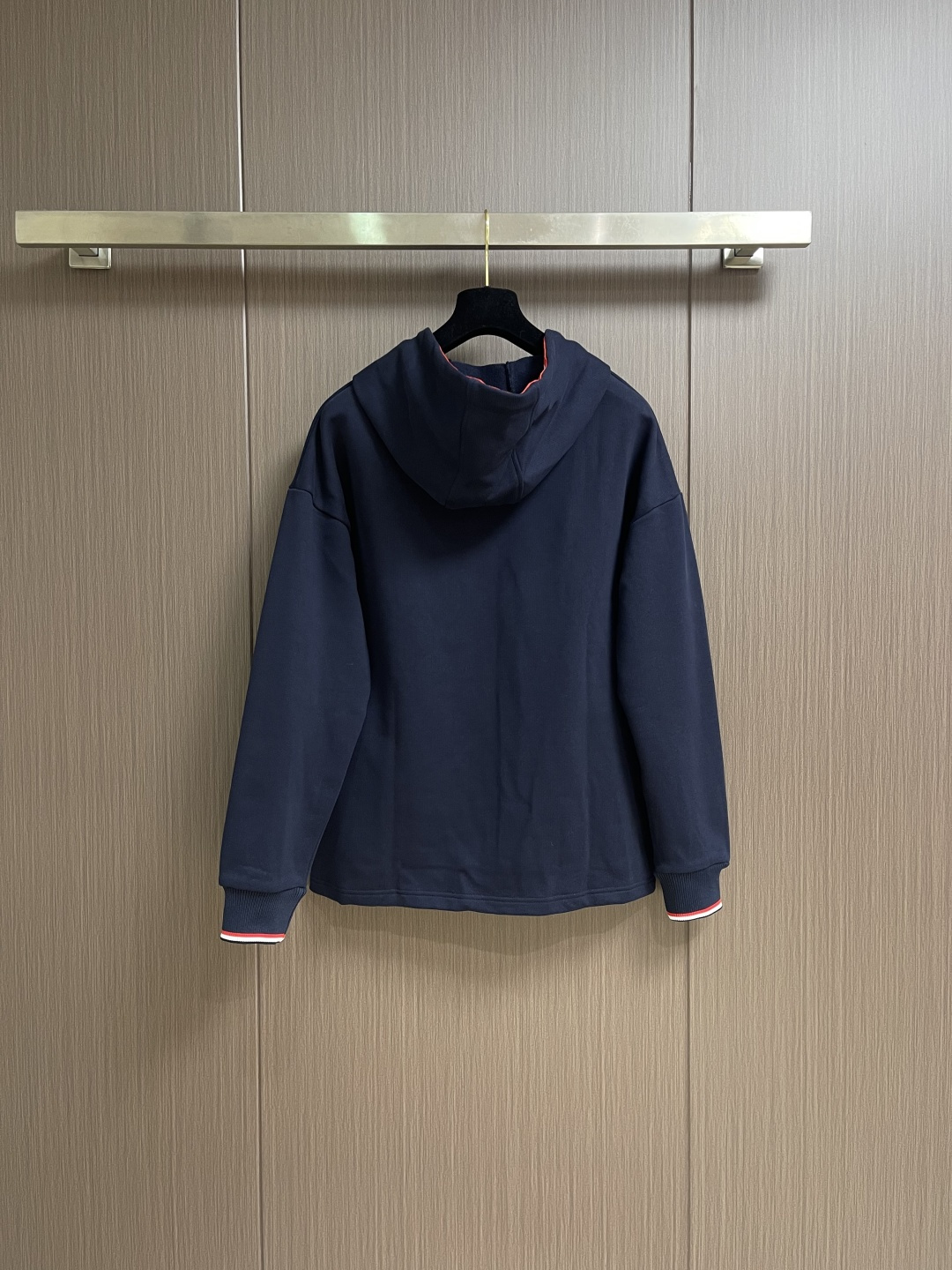 THOM BROWNE.TB经典连帽卫衣，经典色织套头卫衣，ZP定制色织面料 意大利制造产地小标，自家品