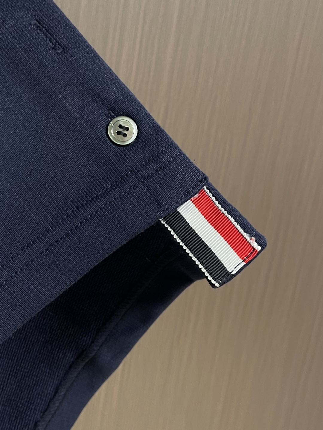 THOM BROWNE.TB经典连帽卫衣，经典色织套头卫衣，ZP定制色织面料 意大利制造产地小标，自家品