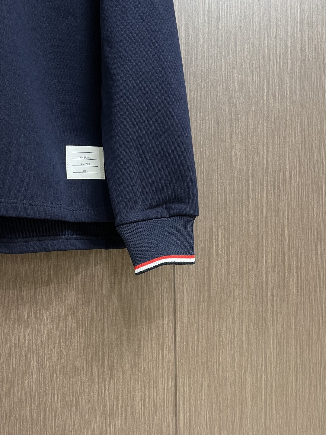 THOM BROWNE.TB经典连帽卫衣，经典色织套头卫衣，ZP定制色织面料 意大利制造产地小标，自家品