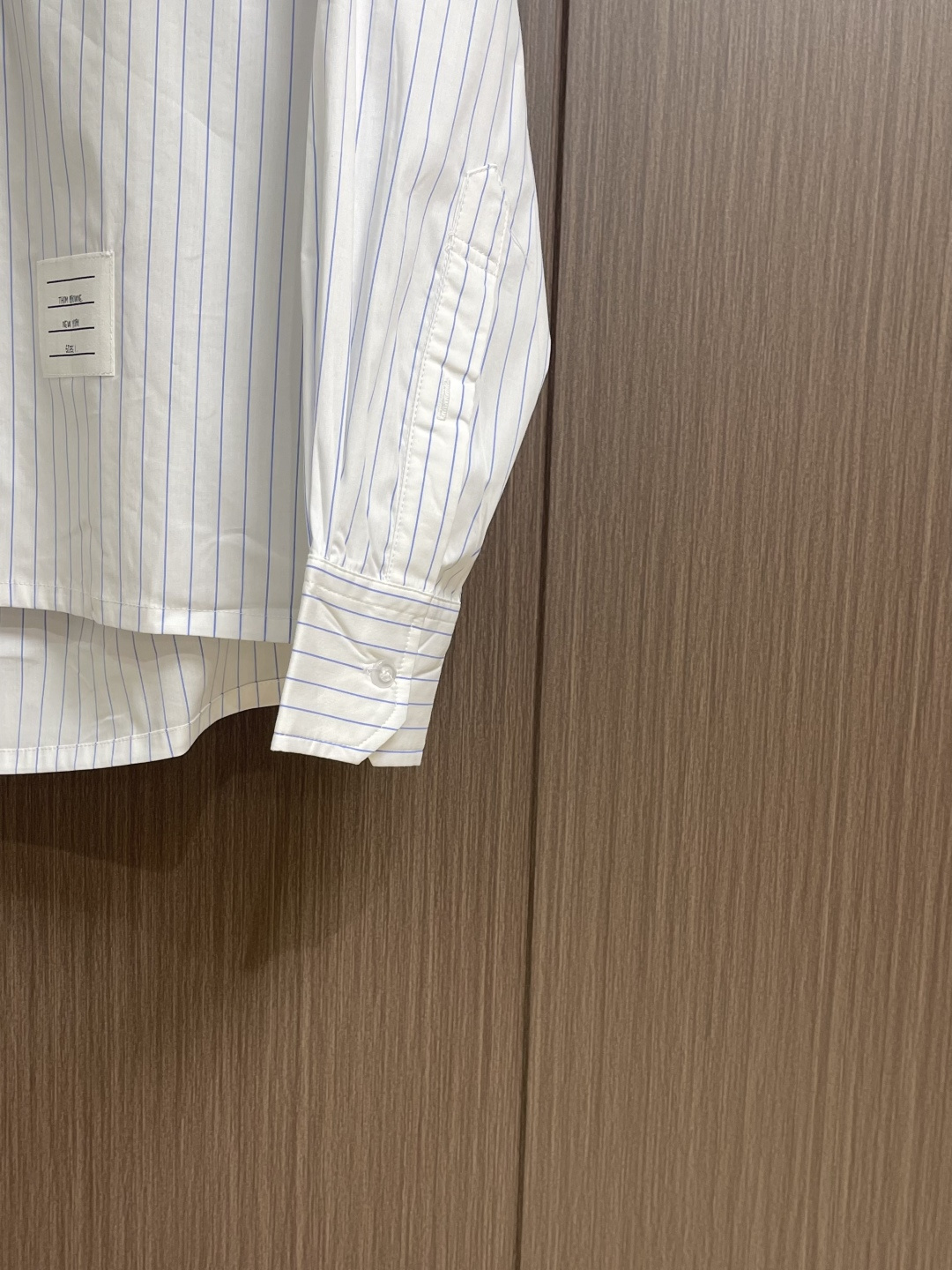 THOM BROWNE TB经典袖臂四条杠长袖衬衫 意大利制造产地小标 高精定制牛津纺 进口织带 采用进