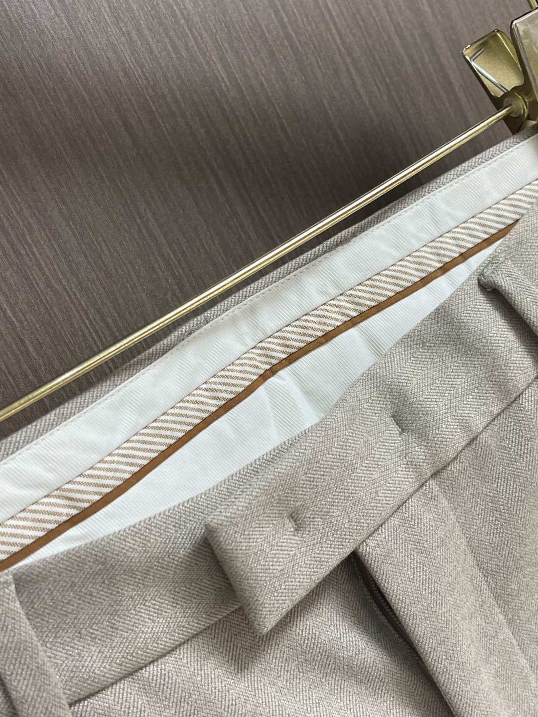 Ermenegildo Zegna 杰尼亚 2025SS秋冬新款休闲西裤 高级定制专用面料 定制原版五金