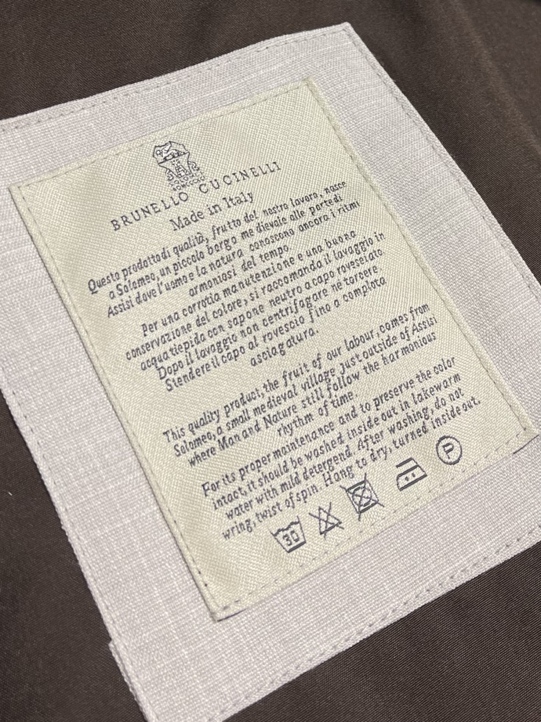 BrunelloCucinelli布鲁内洛·库奇内利 BC 2026SS 新款男士夹克外套，经典设计感与